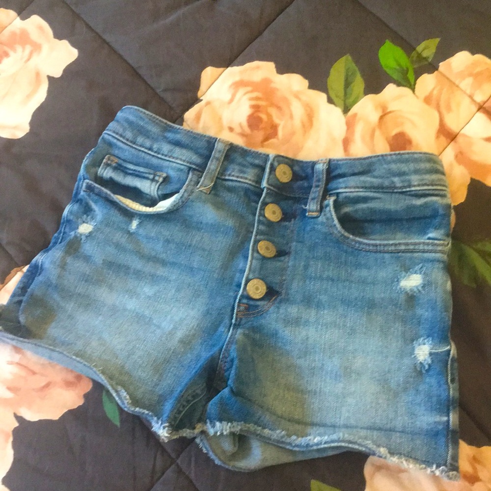 Light wash denim shorts from gap